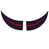 Houston Jersey Shoulder Horns Patch Set Football Embroidered Iron On (2 Pack)