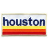 Houston Rainbow Box Patch Space City Texas Embroidered Iron On