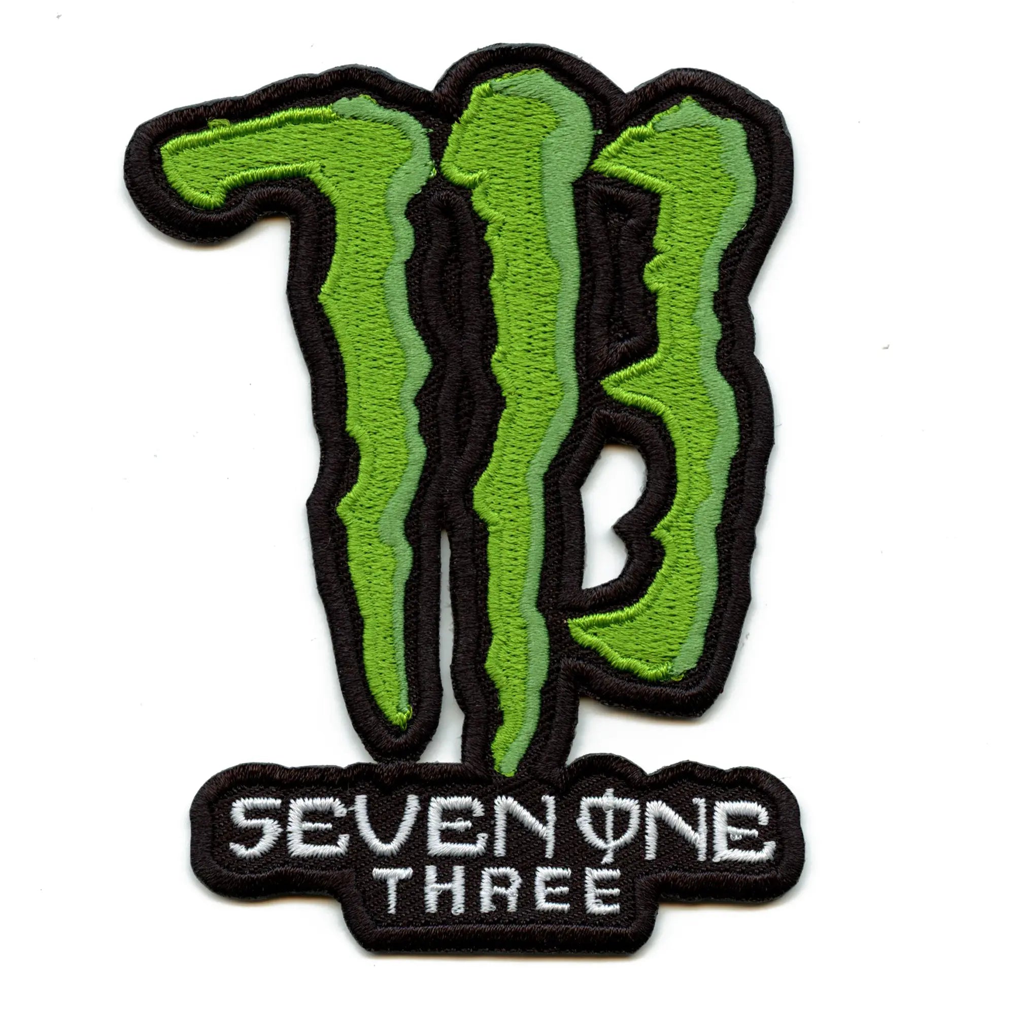 Houston Seven One Three Patch Trill Energy Drink Embroidered Iron On