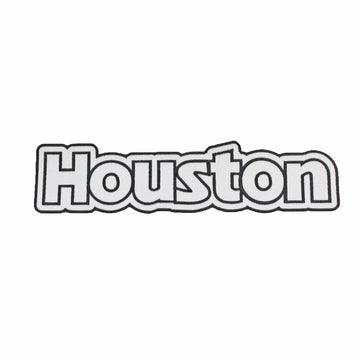 Houston Large Blank Canvas Patch DIY Tie Die Embroidered Iron On