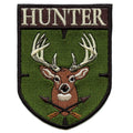 Hunter Deer Badge Patch Hobby Animal Hunting Embroidered Iron On