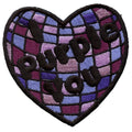 I Purple You Patch Korean Music Heart Embroidered Iron On