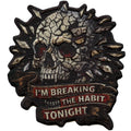 I"m Breaking The Habit Tonight Patch Rock Band Music Embroidered Iron On
