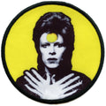 Icon David Bowie Patch Hands Crossed Pose Sublimated Iron On