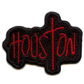 Iconic Houston Script Patch Graffiti Murral Art Embroidered Iron On
