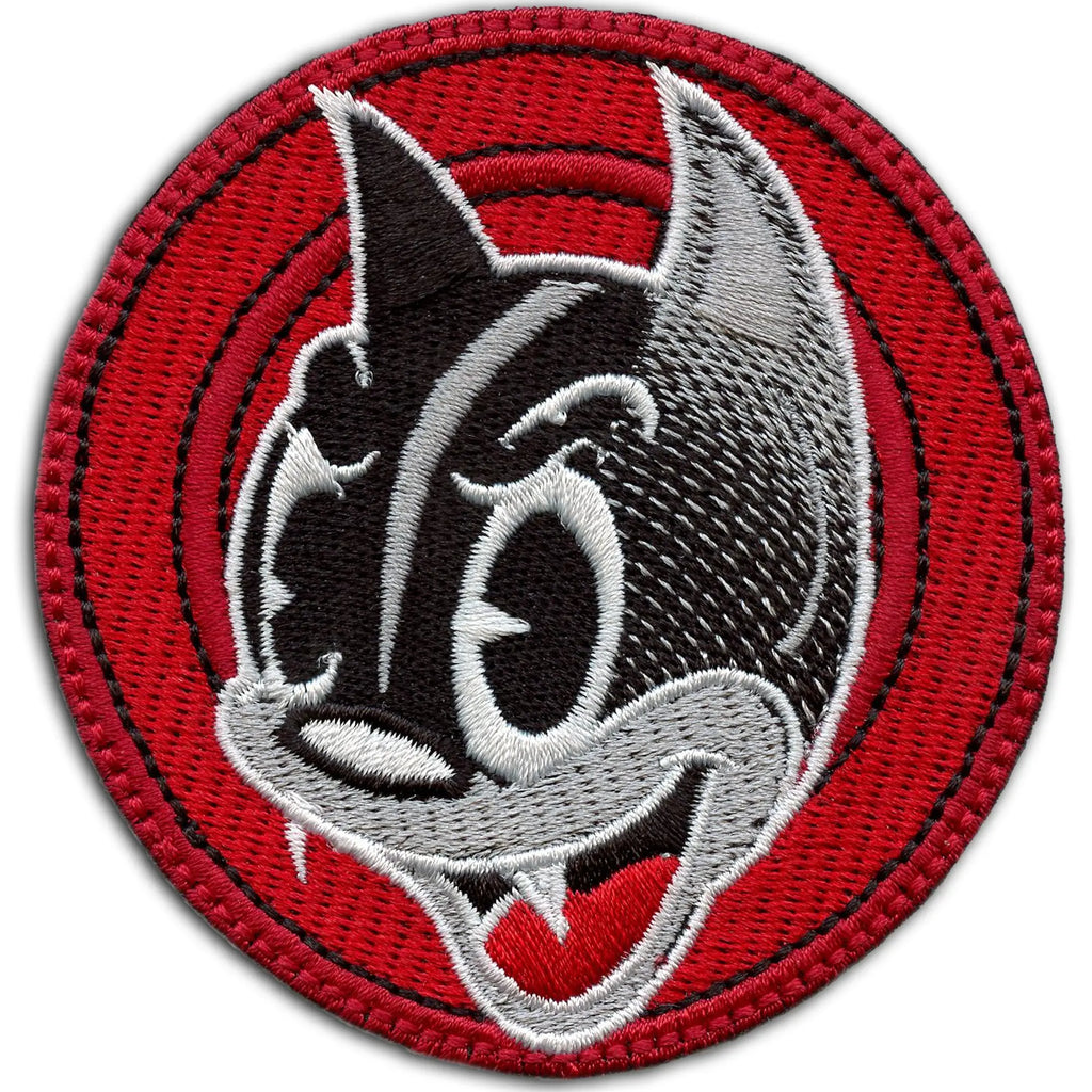 Iconic Kids Cartoon Patch Round Cat Face Portrait Embroidered Iron On