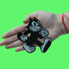 Iconic Kids Cartoon Patch Black Cat Walking Embroidered Iron On