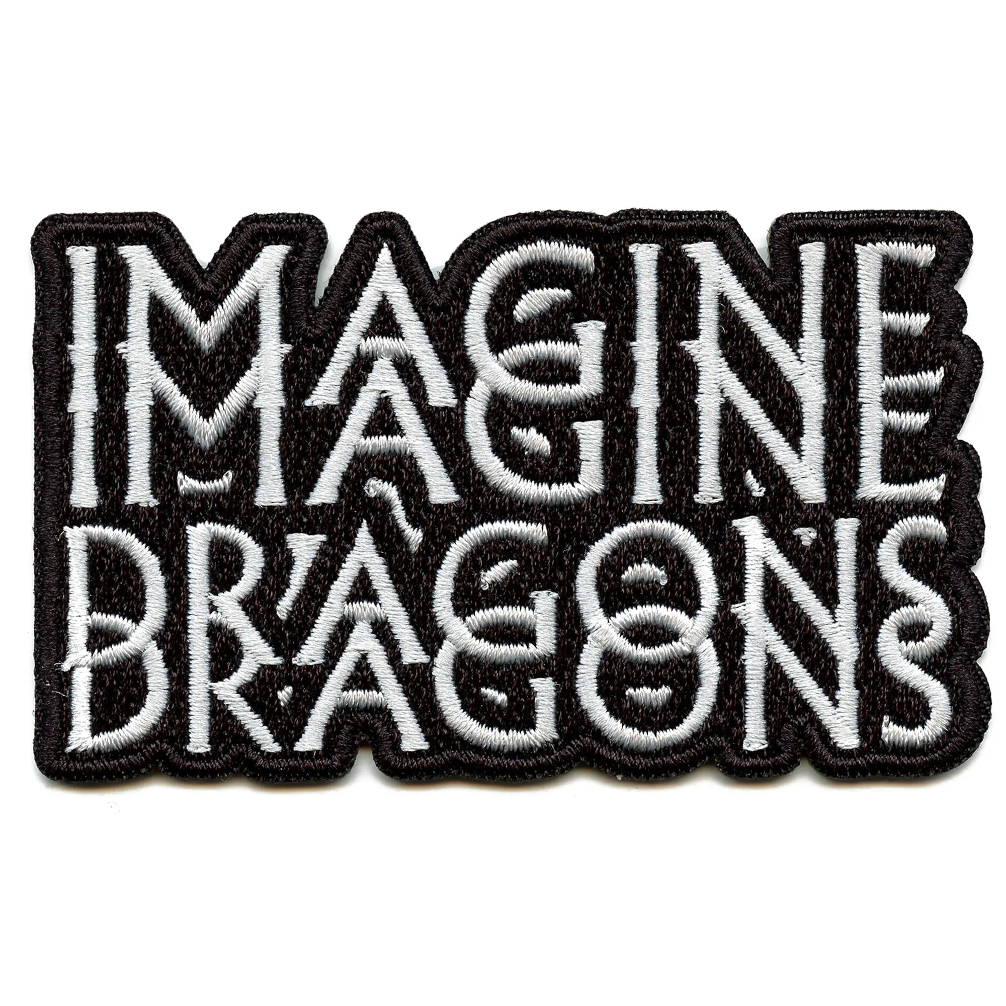 Imagine Dragons Script Patch Alternative Rock Logo Embroidered Iron On