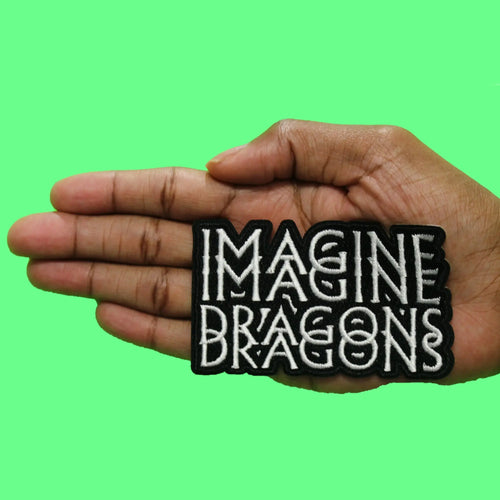 Imagine Dragons Script Patch Alternative Rock Logo Embroidered Iron On