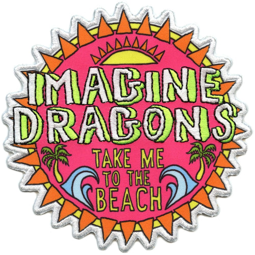 Imagine Dragons Take Me To The Beach Patch Alternative Band Sublimated Embroidered Iron On
