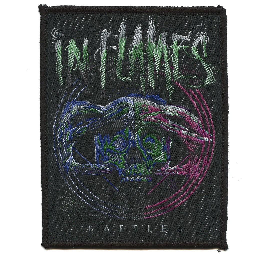 In Flames Battles Patch Heavy Metal Band Woven Iron On