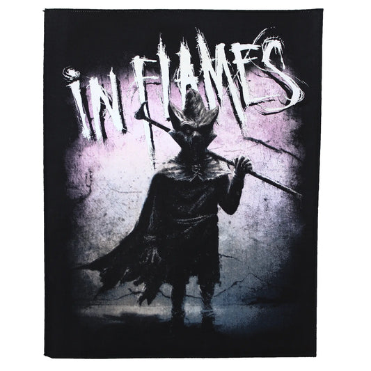 In Flames The Mask Back Patch Punk Rock XL DTG Printed Sew On