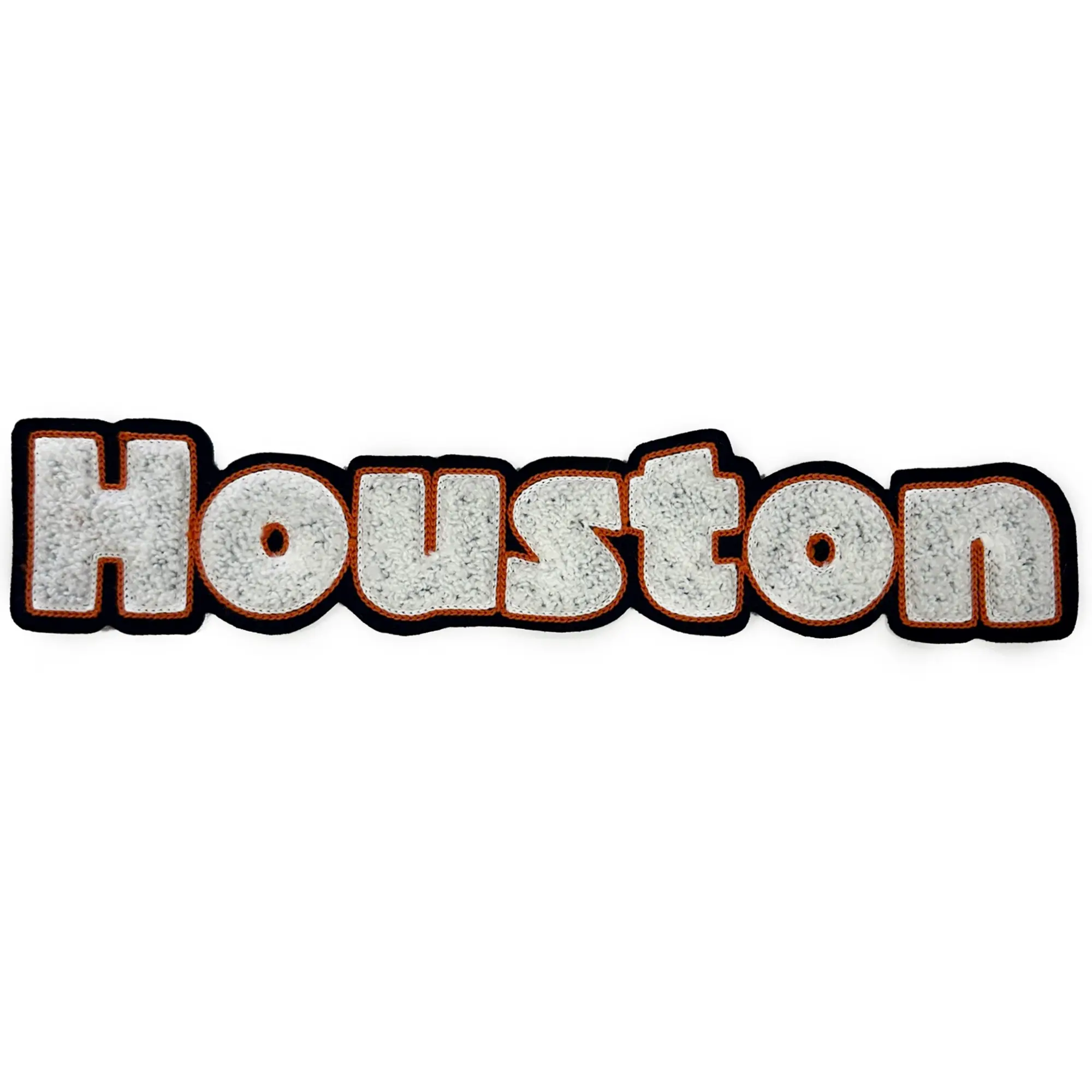 Tissu chenille Houston blanc inversé à coudre au Texas