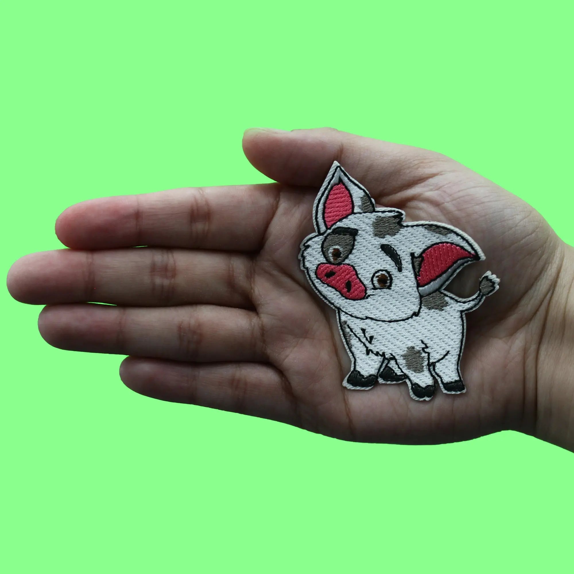 Island Princess Pig Patch Pua Ocean Movie Embroidered Iron On