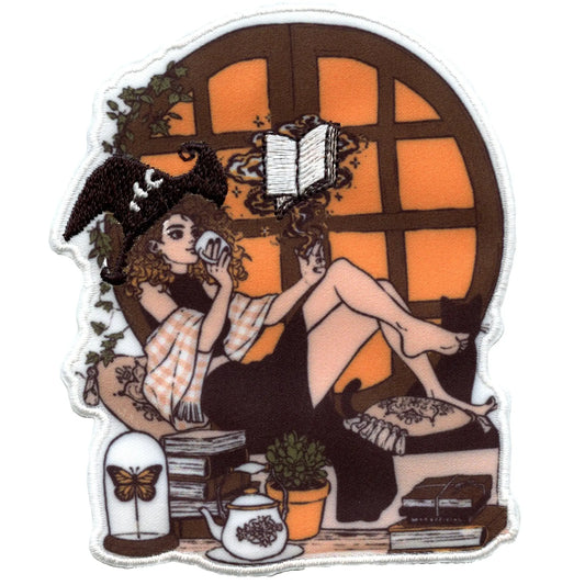 Ivy Dolamore Warm Witch Patch Digital Illustrator Artist Sublimated Embroidery Iron-On