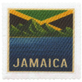 Jamaica World Mail Patch Travel Stamp Flag Sublimation Iron On