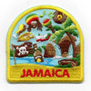 Jamaica World Showcase Travel Patch Souvenir Reggae Vacation Embroidered Iron On