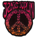 Janis Joplin Love, Peace, Rock N' Roll Patch Legend 1967 Rock Sublimated Embroidery Iron On