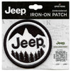 Jeep Car Logo Patch Open Road Mountain Forrest Embroidered Iron On