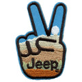 Jeep Peace Logo Patch Travel Car Road Embroidered Iron On