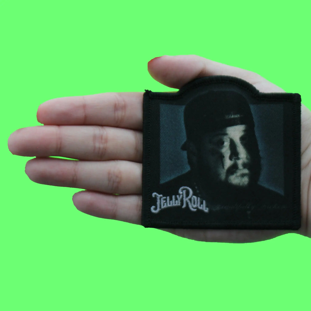 Jelly Roll Artist Patch Beautifully Broken Album Embroidered Iron On