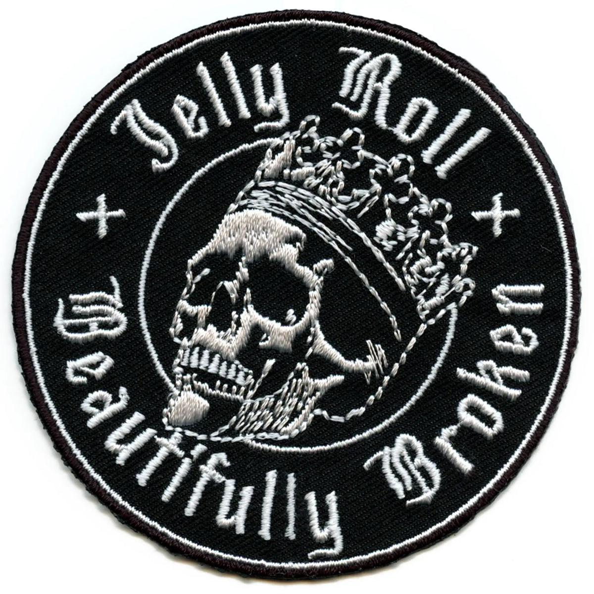 Jelly Roll Artist Patch Skull Seal Album Embroidered Iron On – Patch ...