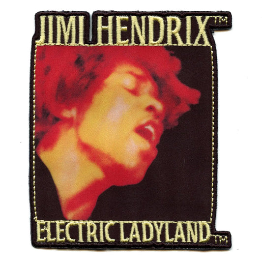 Jimi Hendrix Face Patch Electric LadyLand Music Sublimated Embroidered Iron On