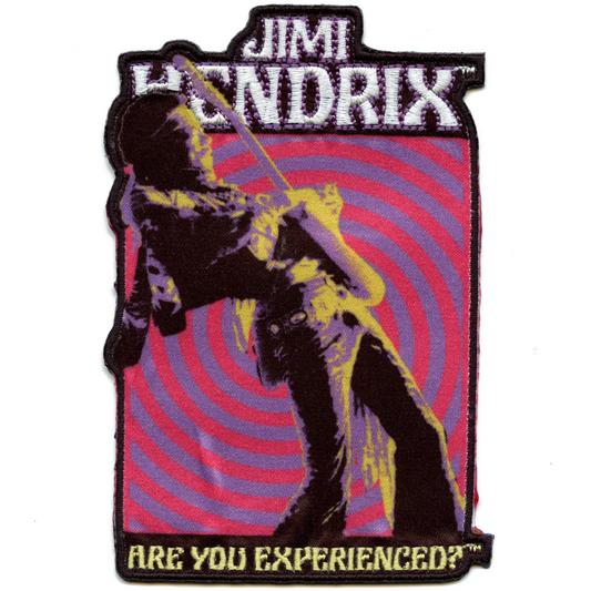 Jimi Hendrix Trippy Swirl Patch Are You Experienced Sublimated Embroidered Iron On