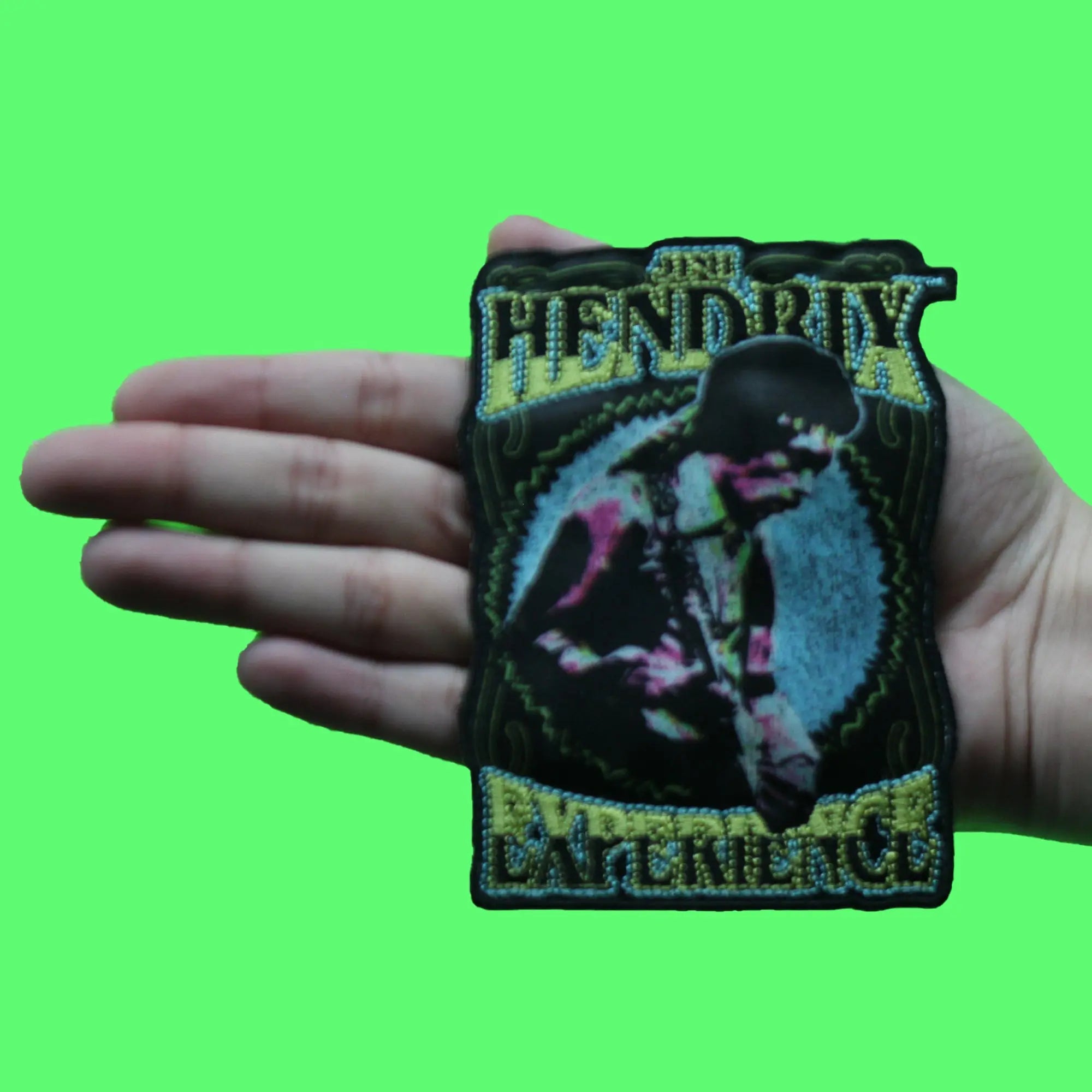 Jimi Hendrix Winterland Patch Popular Rock Music Sublimated Embroidered Iron On