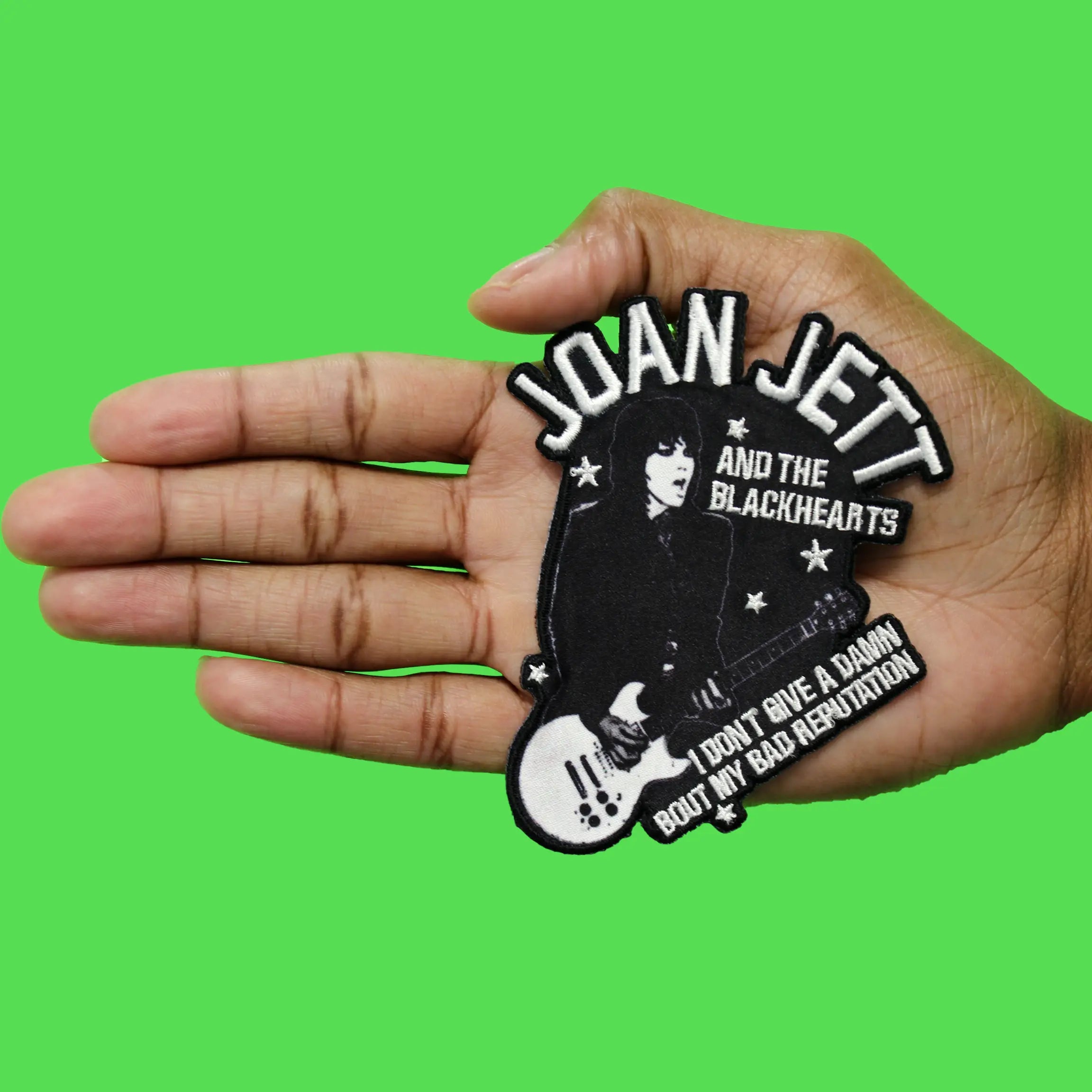 Joan Jett & the Blackhearts Patch Rock Bad Reputation Embroidered Iron On