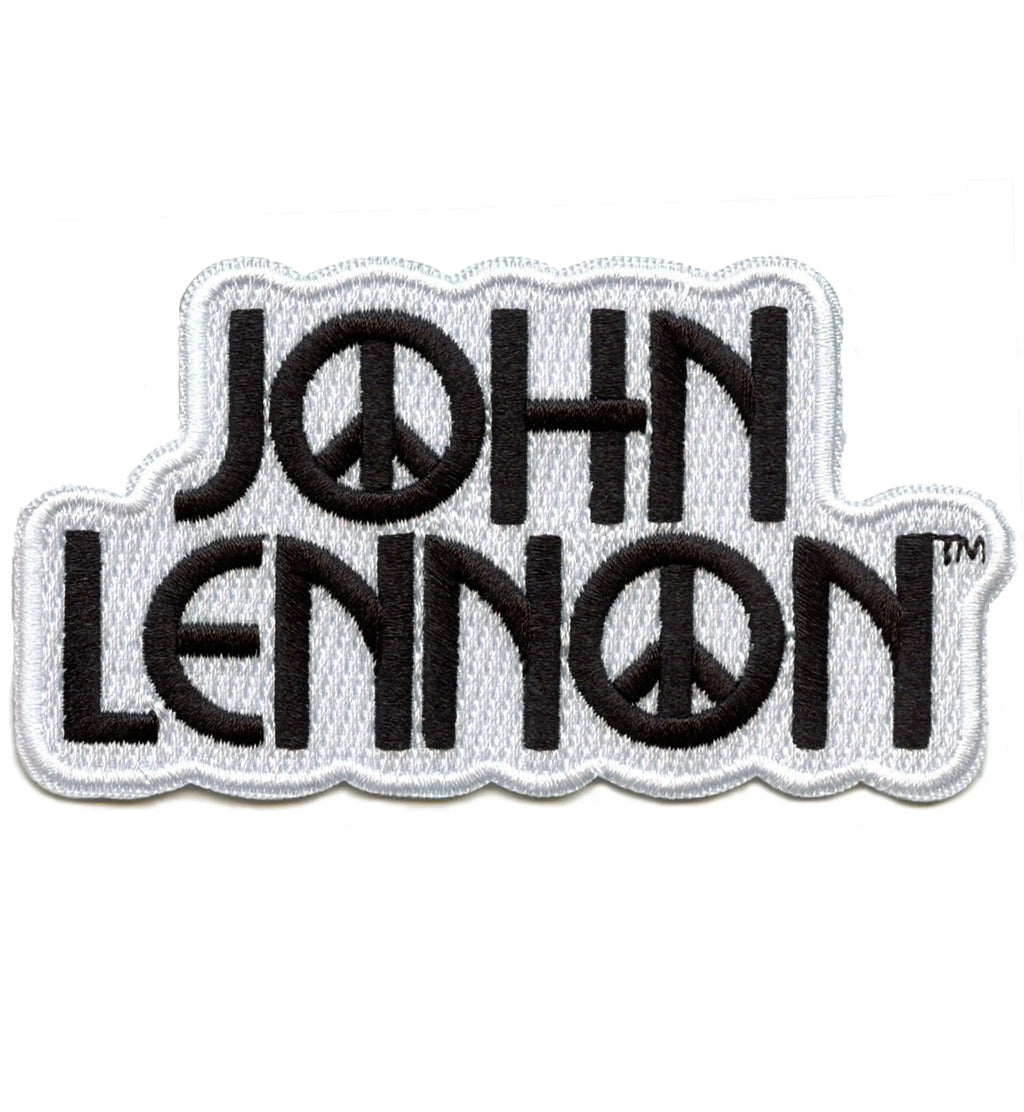 John Lennon Peace Patch Iconic Rock Band Embroidered Iron-On