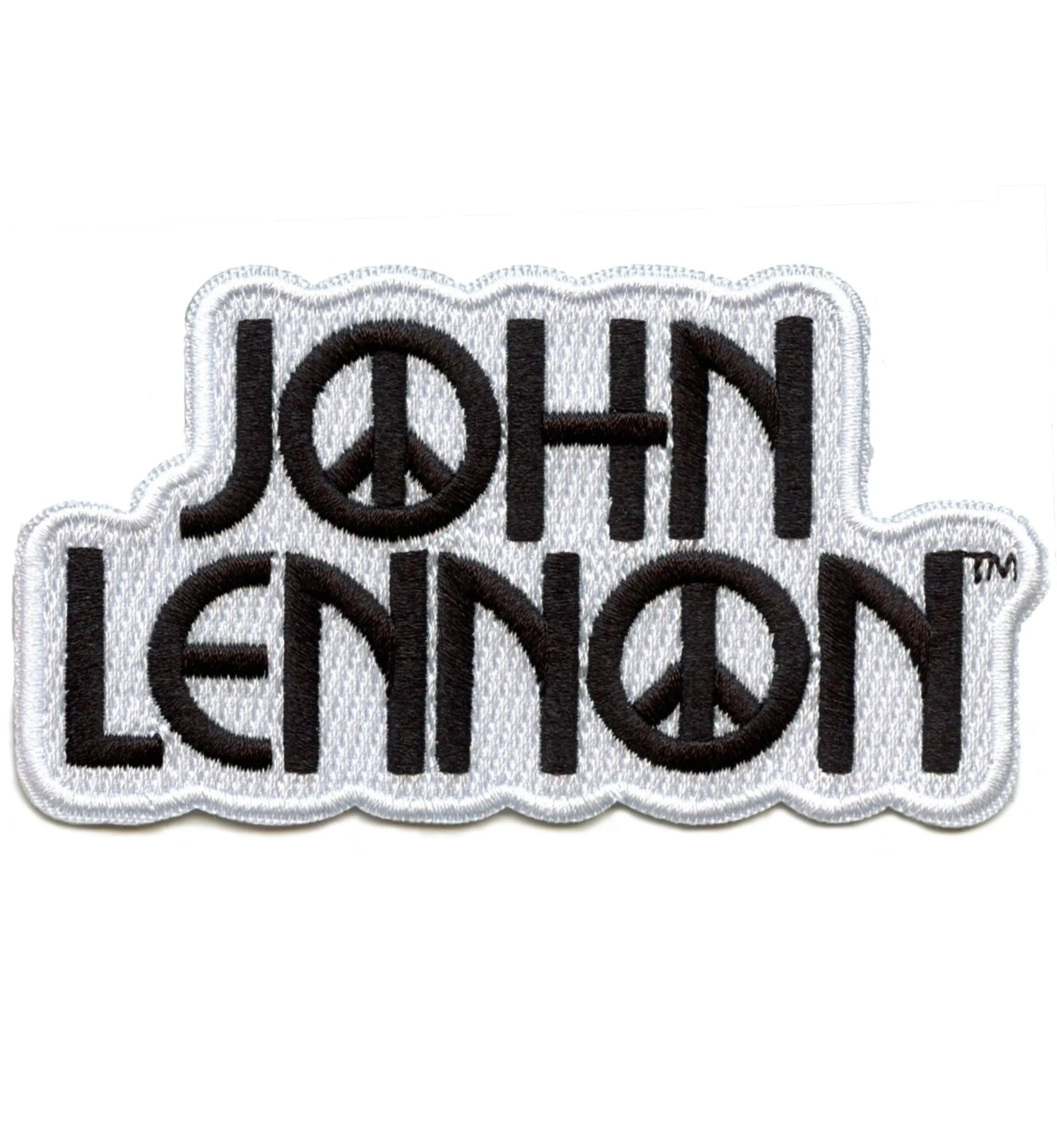 John Lennon Peace Patch Iconic Rock Band Embroidered Iron-On