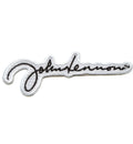 John Lennon Signature Patch Iconic Rock Band Embroidered Iron-On