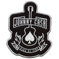 Patch de guitare Johnny Cash Spade Ring Of Fire brodé thermocollant