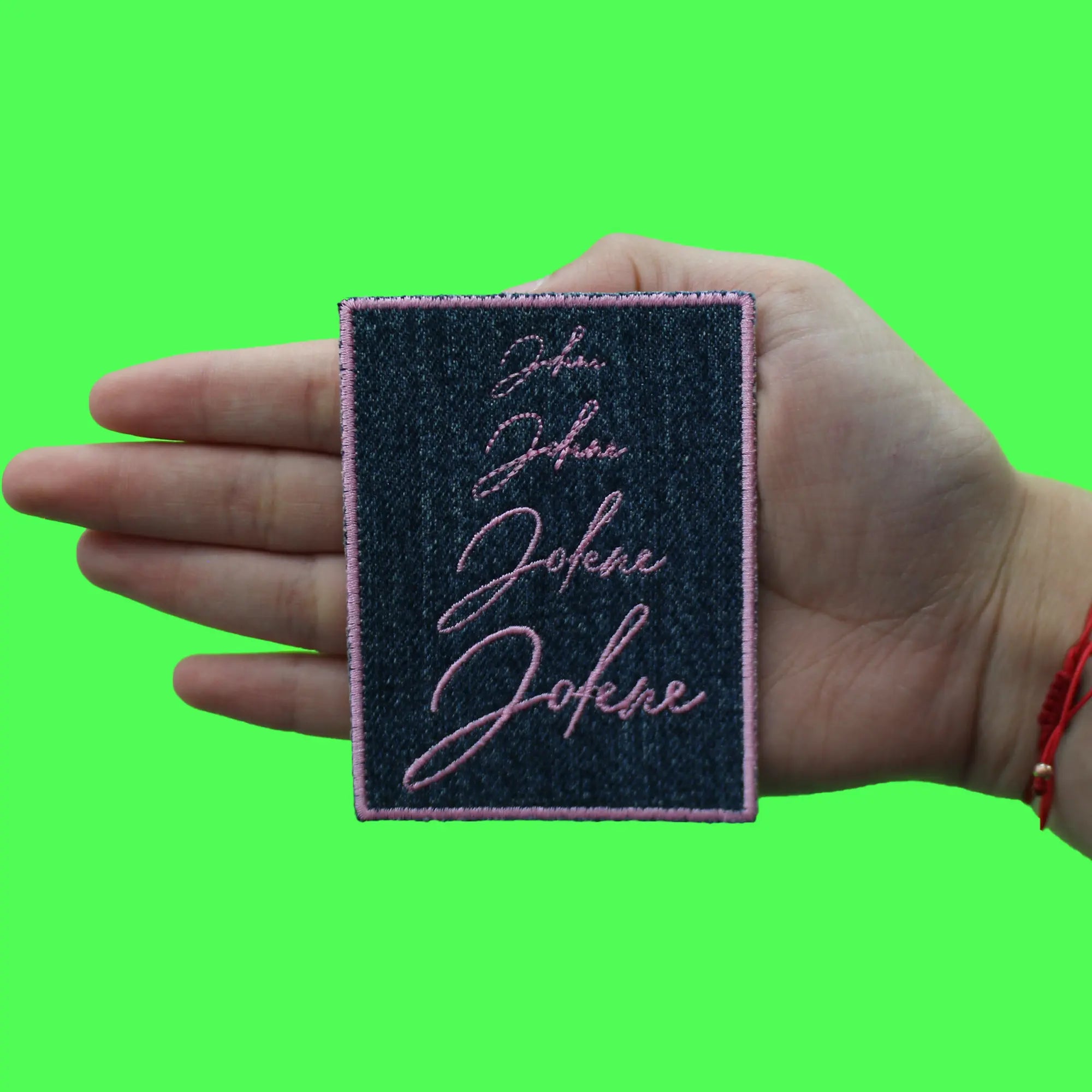 Jolene Jolene Song Denim Patch Southern Western Cowgirl Embroidered Iron On