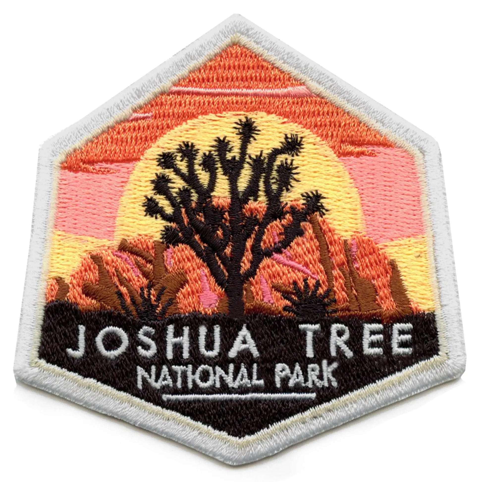 Joshua Tree Sunset Patch National Park Travel Embroidered Iron On