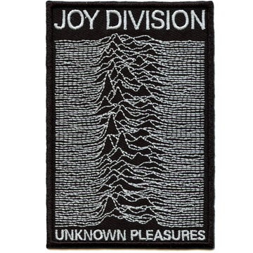 Joy Division Rock Patch Unknown Pleasures Music Embroidered Iron On