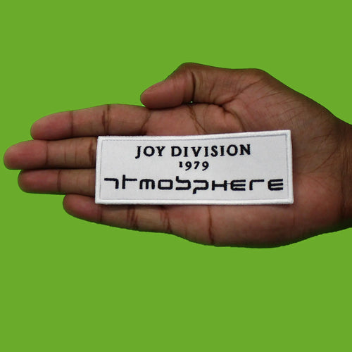 Joy Division Rock Patch 1979 Atmosphere Album Embroidered Iron On