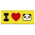 Jujutsu Kaisen Armband Patch Love Panda Anime Embroidered Iron-On