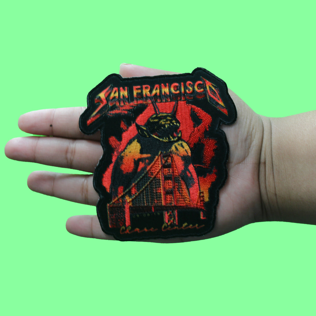 Metallica Jump In The Bay Bootleg Patch Heavy Metal Band Sublimation Embroidered Iron-On