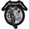 Justice Mono Black/White Patch Metallica Heavy Metal Sublimation Embroidered Iron-On