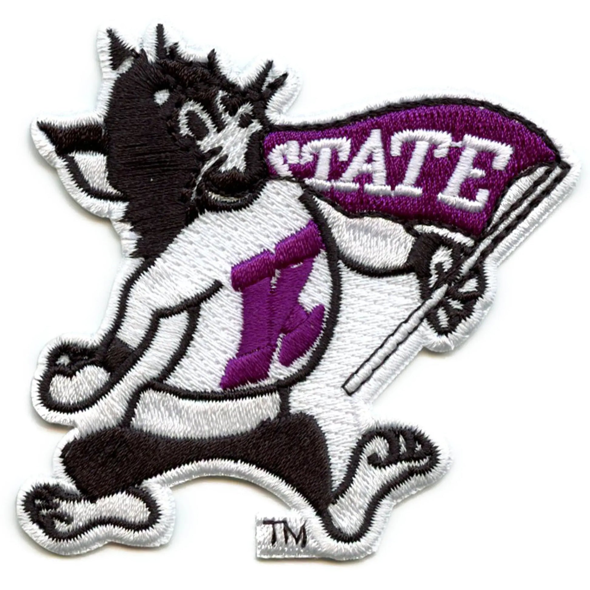 Kansas State University Wildcats Mascot Logo Embroidered Iron On Patch