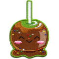 Kawaii Caramel Apple Patch Happy Cute Food Embroidered Iron-On