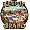 Keep it Grand Patch Grand Canyon Travel Embroidered Iron On