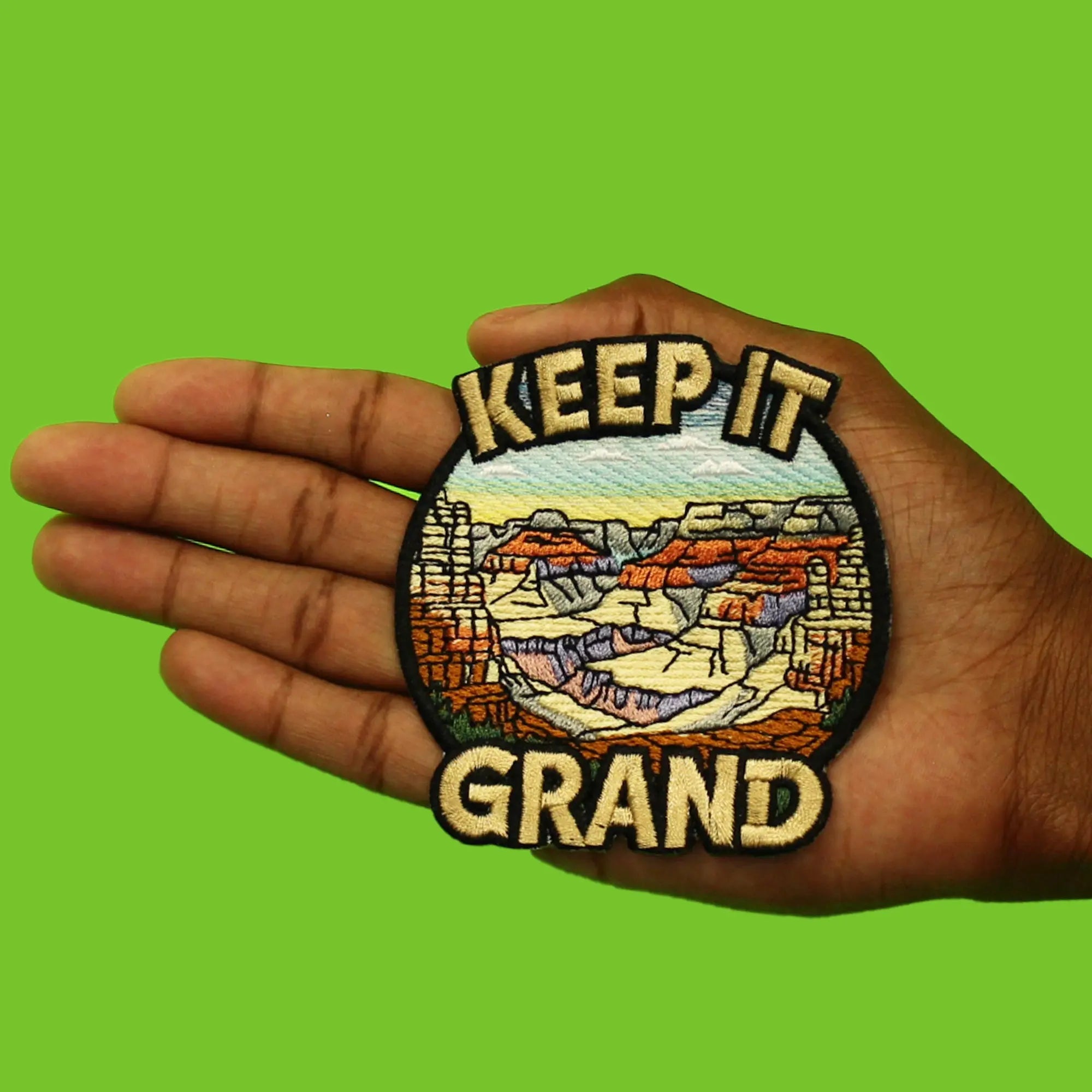 Keep it Grand Patch Grand Canyon Travel Embroidered Iron On