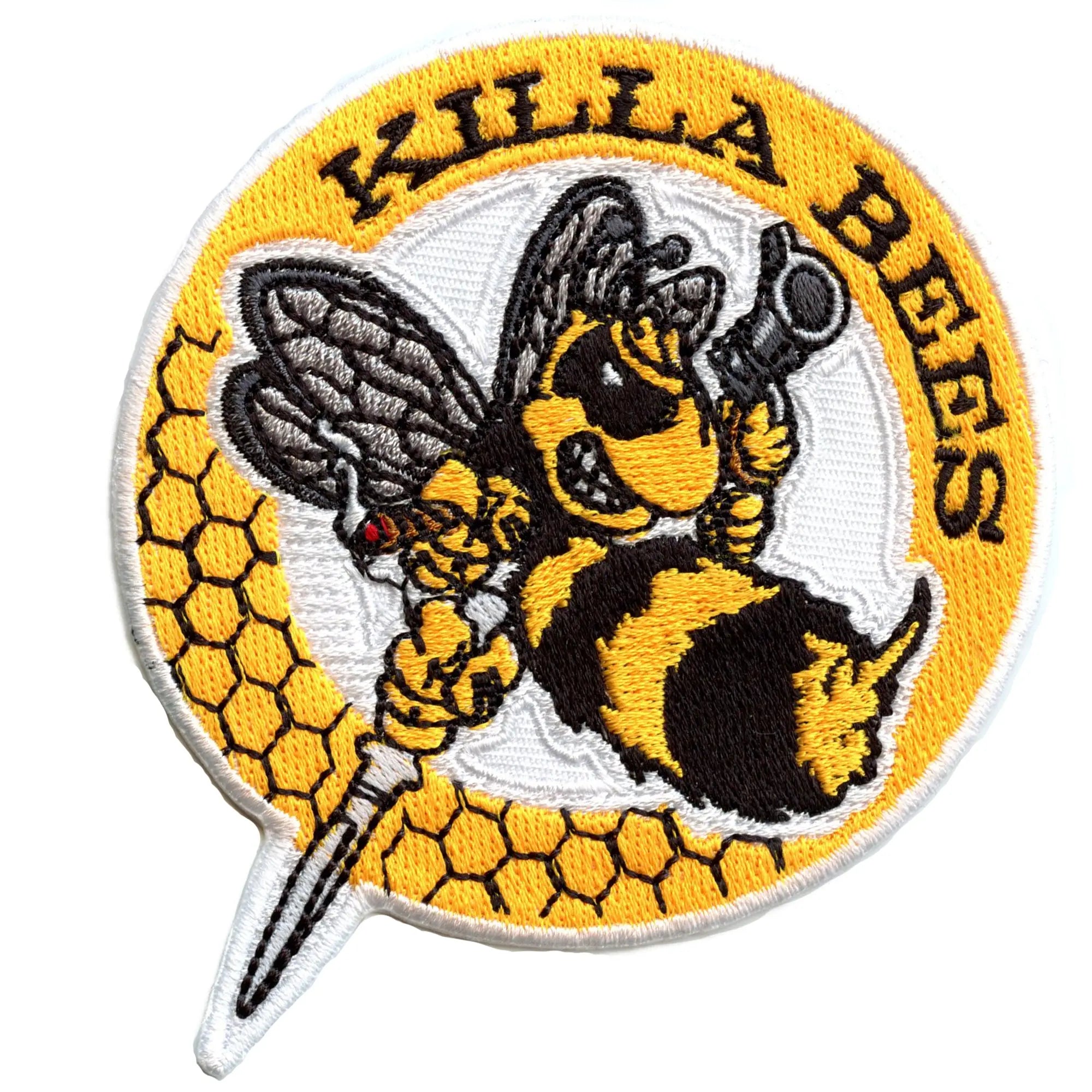 Killa Bees Rap Patch Hip Hop Music Embroidered Iron On
