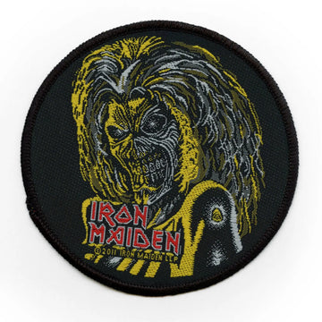 Iron Maiden Killer Face Patch Album Cover Round Woven Iron On