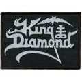 King Diamond Logo Patch Horror Metal Collectable Woven Sew-On
