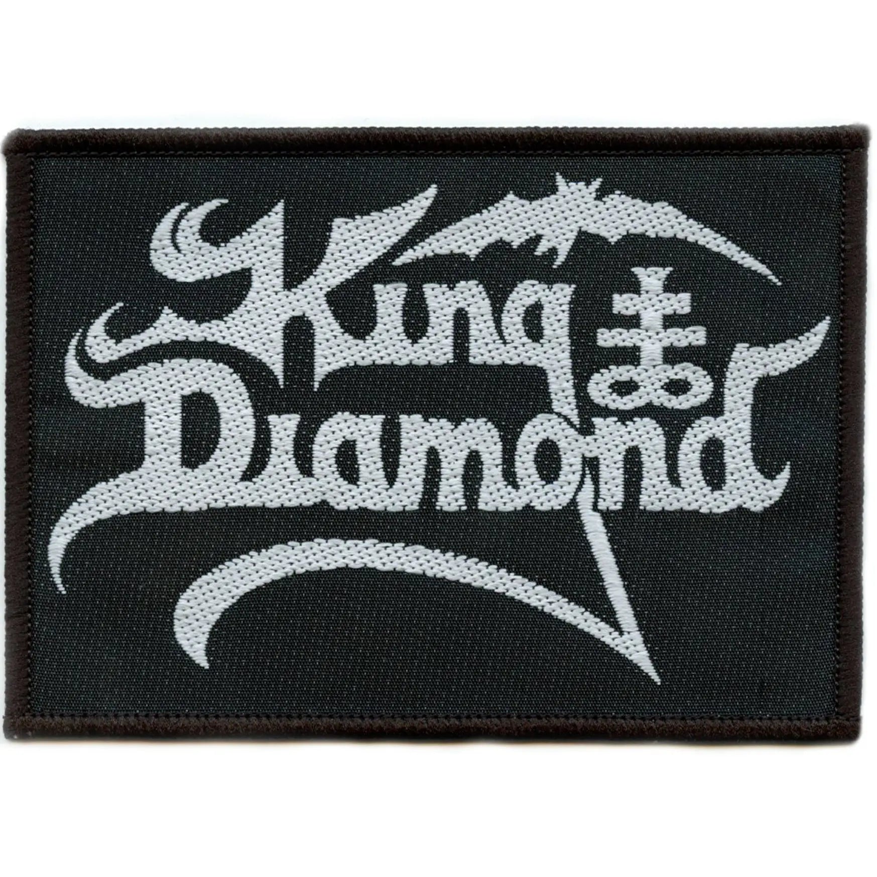 King Diamond Logo Patch Horror Metal Collectable Woven Sew-On