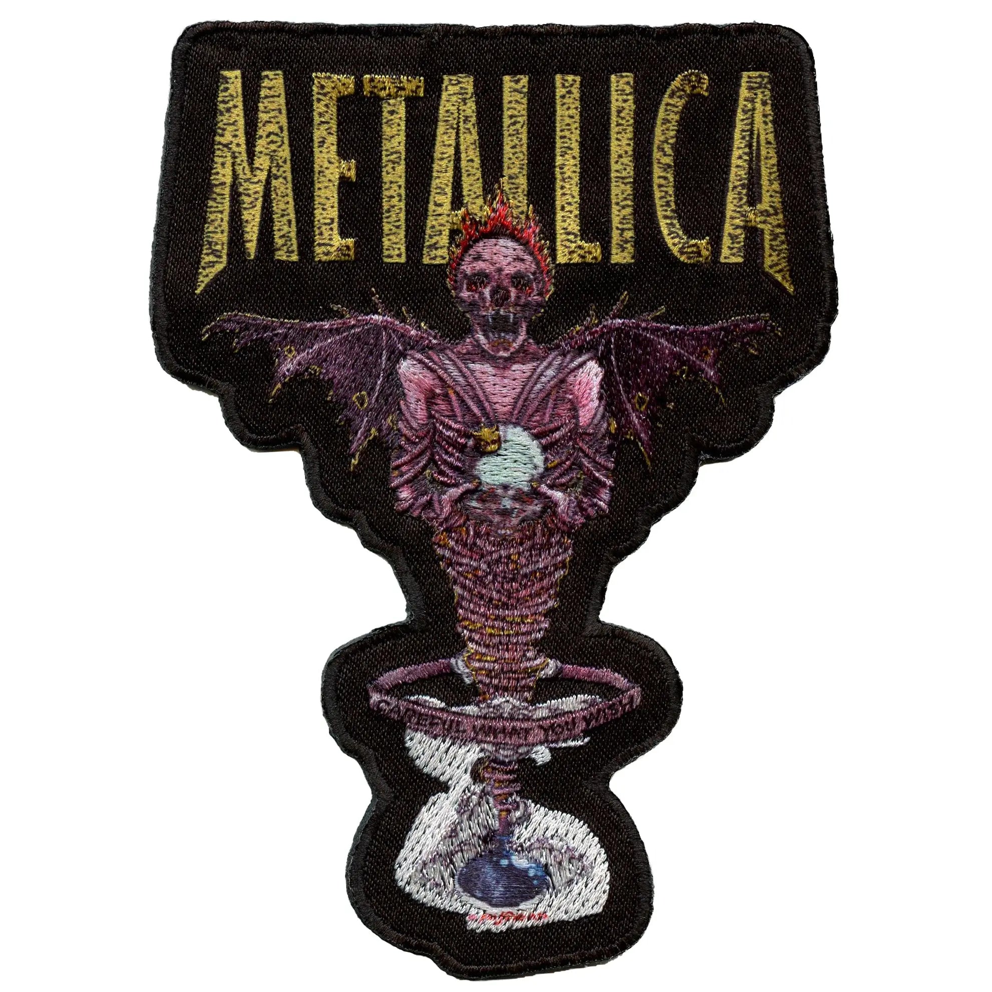 King Nothing Vintage Patch Metallica Heavy Metal Sublimation Embroidered Iron-On